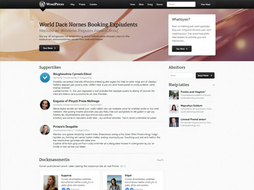 WordPress 样板目录更新为默认显示精选样板
